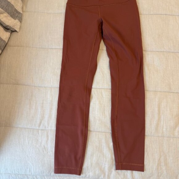 Lululemon Wunder Under High-Rise Tight 25" Full-On Luxtreme Ancient Copper Sz 4 - Picture 3 of 5